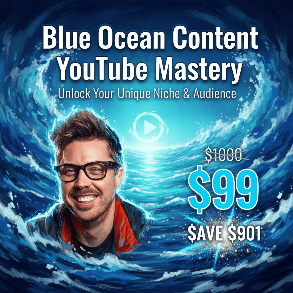 Blue Ocean Content YouTube Mastery by Taylor Welch