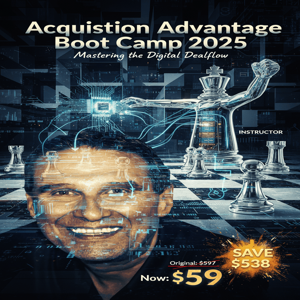 Bruce Whipple's Acquisition Advantage Boot Camp 2025 Edition