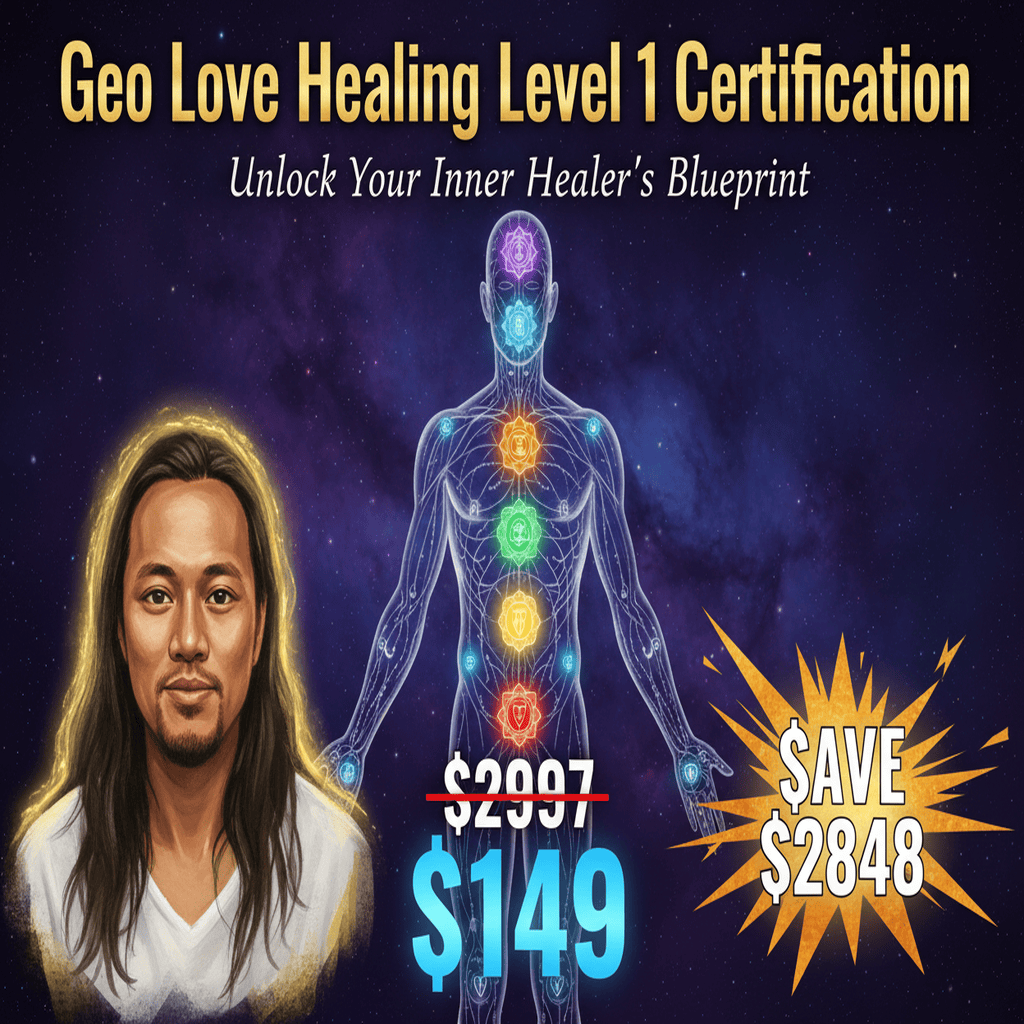 Geo Love Healing Level 1 Certification by Spiritual Activator Oliver Nino