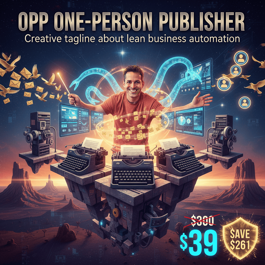 OPP One-Person Publisher by Ryan Lee